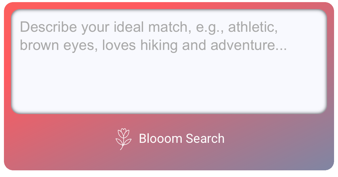 Screenshot of Blooom semantic search